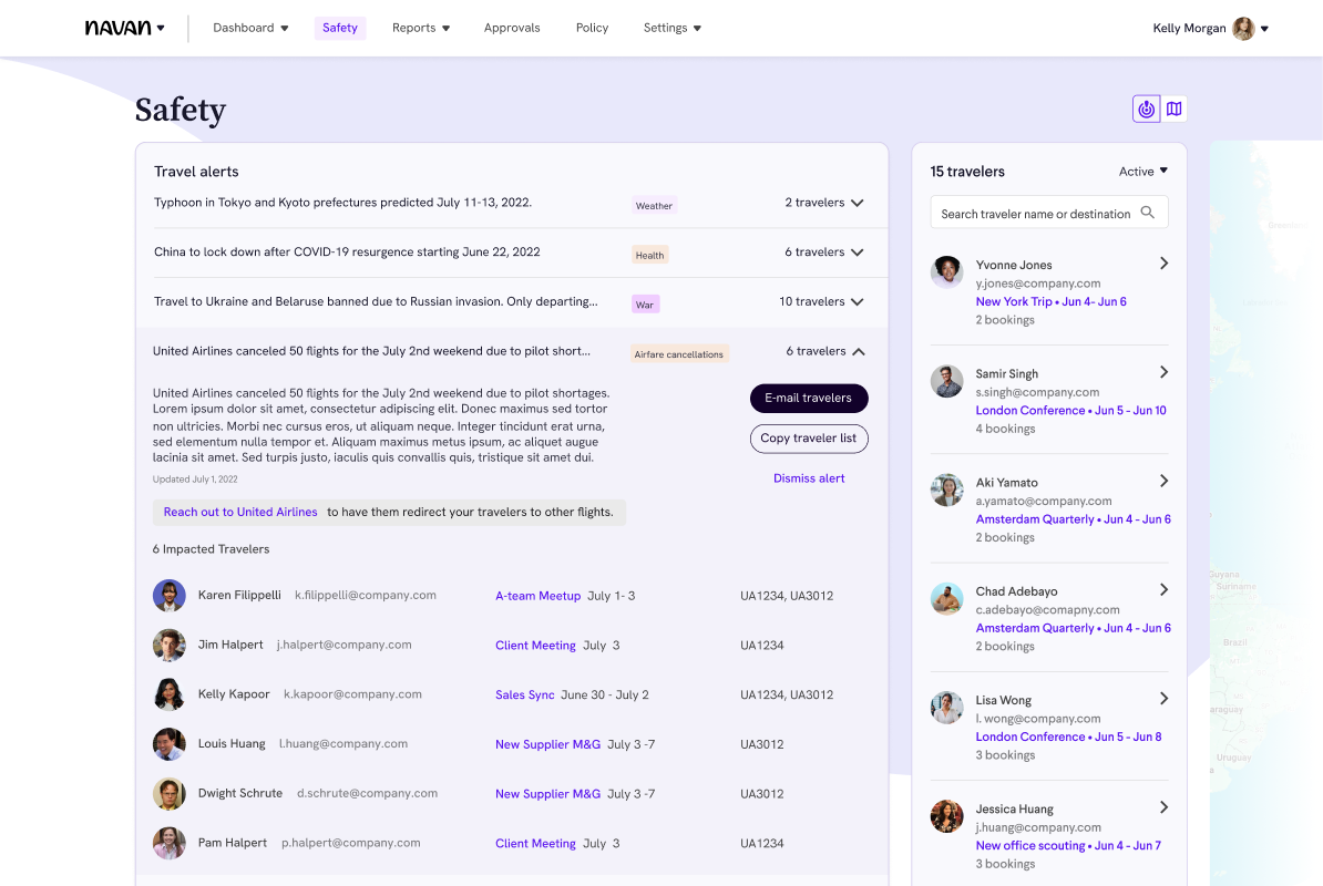 Navan-Traveler Safety Dash